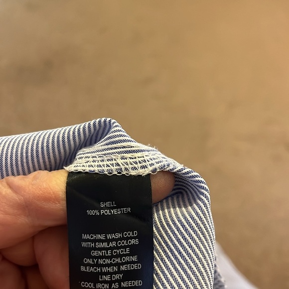 Jones New York sleeveless blue and white striped dress. Size 6 NWOT - Picture 7 of 8